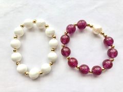 E72     ハンドメイド 　ブレスレット 　2個セット