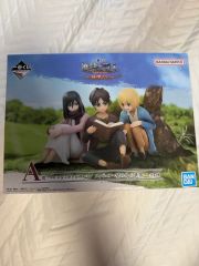 一番くじ 進撃の巨人 地鳴らし A賞 エレン＆ミカサ＆アルミン
