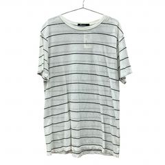 GF2 ティーバイアレキサンダーワン T BY ALEXANDER WANG ボーダー半袖カットソー 【MN30-GF】