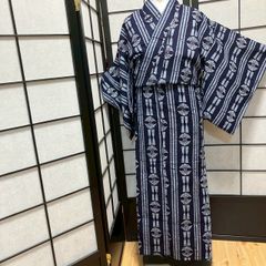 731着物リメイク☆有松絞り浴衣☆チュニック☆ M - メルカリ