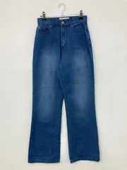 Chaco closet チャコクローゼット デニムパンツ M ブルー フルレングス 無地 ワイド・ルーズ フレア・ブーツカット ハイウエスト ヴィンテージのサムネイル