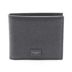 ドルチェアンドガッバーナ DOLCE & GABBANA 二つ折り財布 ドーフィン BP1321 ブラック レザー 二つ折札入れ メンズ Used Aのサムネイル