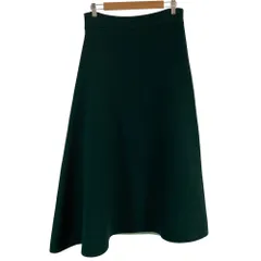 良品 JIL SANDER ジルサンダー フレアニットマキシスカート J02MA0014 サイズ36 グリーン レディース 古着 中古 USEDのサムネイル