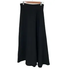 美品 22AW JIL SANDER ジルサンダー ウールニット フレアスカート J02MA0024 34サイズ ブラック レディース 古着 中古 USEDのサムネイル