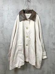 mystic ミスティック MYZ1051108A0001 定価14300円 配色カラーポンチョ コート sizeF/アイボリー ■■レディースのサムネイル