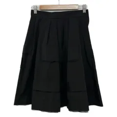 FOXEY NEW YORK(フォクシーニューヨーク) スカート サイズ40 M レディース美品  - 26186 黒 ひざ丈のサムネイル