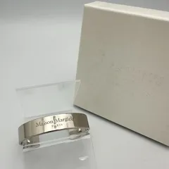 【新品・未使用】Maison Margiela メゾン マルジェラ カフ ブレスレット ワイドバングル MAM-SM1UY0081-SV0158-951-01のサムネイル