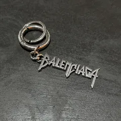 BALENCIAGA メタルロゴ キーホルダー キーホルダー バレンシアガ シルバー F （18383M）のサムネイル