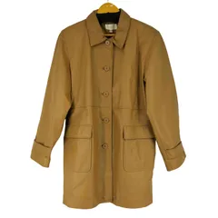 オットー otto collection pig leather レザーカーコート レディース  LLのサムネイル