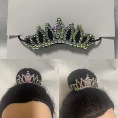 펠트 티아라 크리스탈 오로라