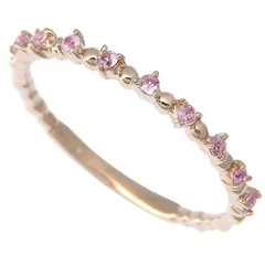 Samantha Tiara サマンサティアラ デザイン 色石 リング K18PG 750 ピンクゴールド 色石 7号 指輪 0.9g アクセサリー レディース 送料無料 241100108369 ★のサムネイル