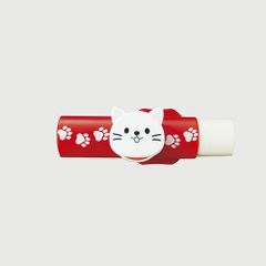 열지 않고 핀 짱 2 흰색 고양이 CA-011WC [클립웨어]
