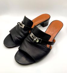 週末限定セール‼️】HERMES エルメス ケリー金具 レザー ミュール