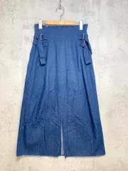 LUCA/LADY LUCK LUCA ルカレディーラックルカ 322104029 定価13200円 デニムサイドベルト スカート 青 ■■レディースのサムネイル