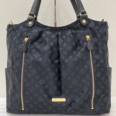極美品 russet ラシット トートバッグ チャーム ロゴ金具 ナイロン