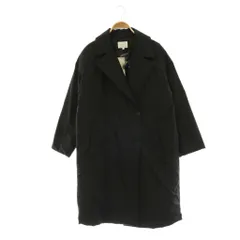 グローブ grove すっきり見え、ステッチレス中綿コート チェスター ロング S 黒 ブラック /SY ■OSのサムネイル