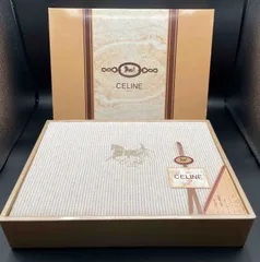 CELINE セリーヌ ウインターシーツ 西川産業製（馬車ロゴ刺繍）