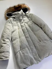 Bou Jeloud ブージュルード 543025 ファー付き ジャケット size38/グレー  ◆■レディースのサムネイル