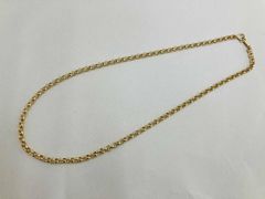18金 デザインチェーン ネックレス 5.62g 46cm - メルカリ