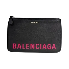 バレンシアガ BALENCIAGA ヴィルクラッチバッグ 545773 ブラック/パープル レザー メンズ クラッチバッグのサムネイル