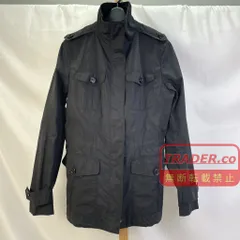 01w-6906   BURBERRY LONDON  ナイロンジャケット  裏地ノバチェック  コート   ブラック  サイズ38  レディース   アウター  ポリエステル  B1E33-306-09  【中古品】のサムネイル