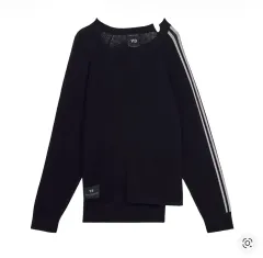 Y-3 x YOHJI YAMAMOTO ヨウジヤマモト ロゴ ニット セーターのサムネイル
