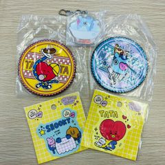 BT21 정리 판매 TATA MANG 고무 코스터 스티커 아크릴 매력 BT21 정리 판매 TATA MANG 고무 코스터 스티커 아크릴 매력 총 5 점 [9-132]