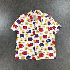 レア パブスト ブルーリボン 総柄 セットアップ シャツ パンツ Pabst