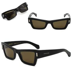 フェラガモ サングラス Ferragamo SF2006S-001 サングラス UVカット グローバルフィット ブラック ライトブラウン レディースのサムネイル