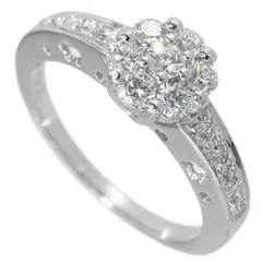 ポンテヴェキオ Ponte Vecchio フラワー リング 指輪 ダイヤモンド 0.35ct 約12号 K18WG 3.2g ホワイトゴールド レディース【中古】のサムネイル