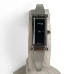 研磨 電池交換 グッチ 腕時計 1500L グレーシルバー文字盤