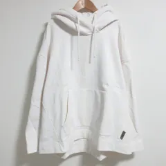 美品 MARC JACOBS マークジェイコブス 総ロゴ スウェットパーカー Sサイズ アイボリー系 メンズ 古着 中古 USEDのサムネイル