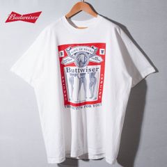 【極上個体!!】90s Buttwiser プリントTシャツ XL 当時物 古着 極上個体!!】90s Buttwiser プリントTシャツ XL 当時物 古着 極上個体
