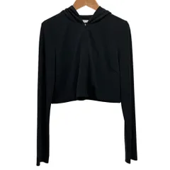 美品 FOXEY NEW YORK フォクシーニューヨーク ストレッチ クロップド レディパーカ 38232 サイズ38 ネイビー レディース 古着 中古 USEDのサムネイル