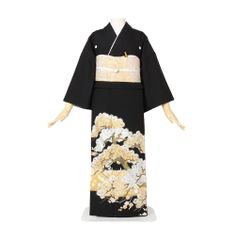 正絹 振袖鶴 松本幸四郎振袖おまけ付き - メルカリ