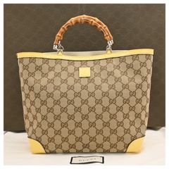激レア！未使用級✨GUCCI チルドレン バンブー ハンドバッグ 