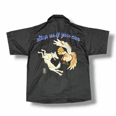 sulvam  × KOZABURO  24SS EMBROIDERY SHIRT エンブロイダリーシャツ 半袖 オープンカラーシャツ サルバム  × コウザブロウ  KS-B01-099 ブラック S （13166M）のサムネイル