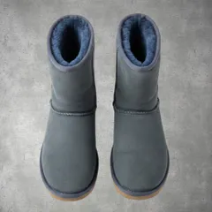 UGG アグ クラシック ショート ブーツ シューズ ムートン 靴 ネイビー 23.0cm 41-3-44