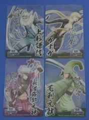 【J1-59】◎まとめ売り 4枚セット アニメ 戦国BASARA 特典 キャラクターブロマイドカードのサムネイル