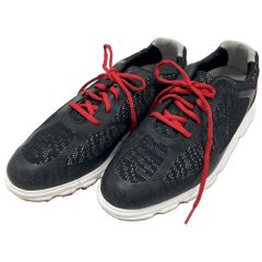未使用✨asics アシックス ゴルフシューズ オールレザー ブラック 27.5