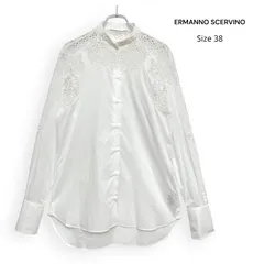 ERMANNO SCERVINO エルマンノ シェルヴィーノ レース 刺繍 長袖 ブラウス Size38のサムネイル