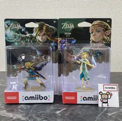 24. 【店舗併売品】 amiibo リンク & ゼルダ ゼルダの伝説シリーズ 2点セット ※未開封品