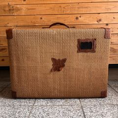 アンティーク 柳行李（やなぎごうり） トランク（行李鞄） 昭和レトロ