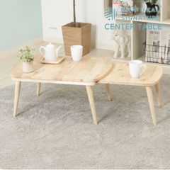 ローテーブル センターテーブル 約幅122cm ナチュラル 木製 Natural