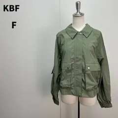 KBF ブルゾン ジャケット F カーキ グリーン レディース ゆるだぼ オーバーサイズ 春夏【m157】のサムネイル