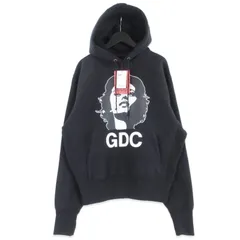 美品 HYSTERIC GLAMOUR × GDC ヒステリックグラマー プルオーバーパーカー GD0202 REBEL GIRL HOODIE ブラック 黒 M  99001070のサムネイル