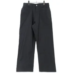 美品 SASSAFRAS ササフラス Dスクープパンツ SF-252287 D Scoop Pants バックサテン コットン 日本製  ブラック 黒 M  99001058のサムネイル
