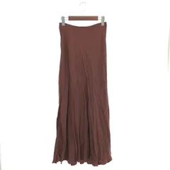 DEUXIEME CLASSE アパルトモンドゥーズィエムクラス BIAS FLARE SKIRT サイズ:S SHAINA MOTE    ブラウン レディース / 240001208417のサムネイル