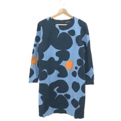 marimekko マリメッコ ロングワンピース ケイダス柄 M - メルカリ