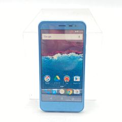 SHARP スマートフォン本体 ブルー Androidone507S - メルカリ